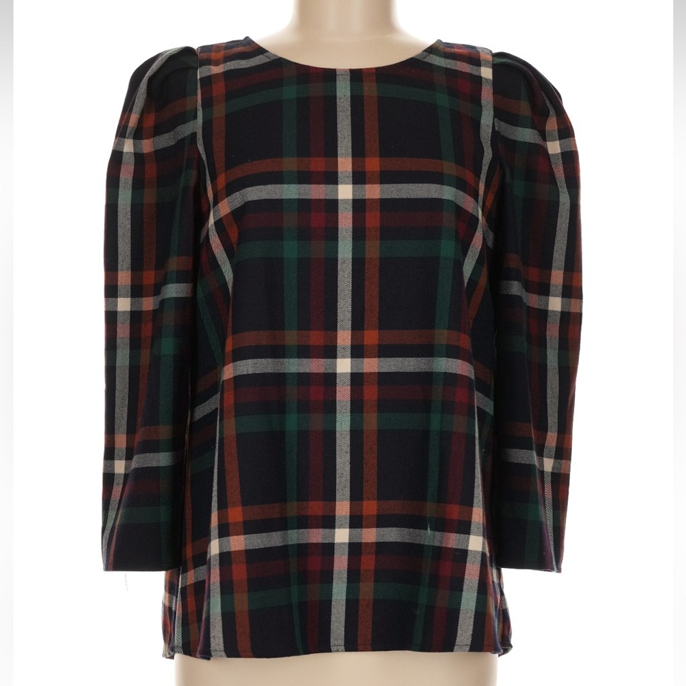 Tuckernuck Plaid Blouse - Multicolor